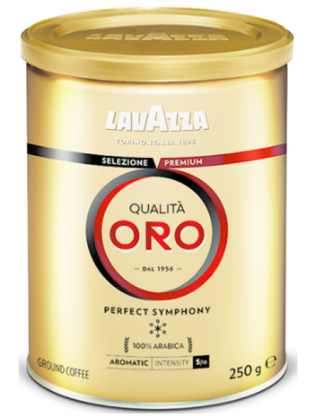 Кофе молотый Lavazza Qualita Oro 250г в банке