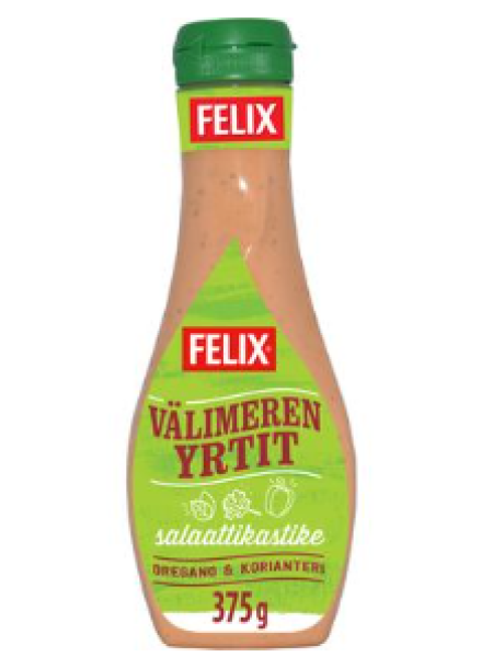 Салатная заправка из средиземноморских трав Felix Välimeren Yrtit Salaattikastike 375г