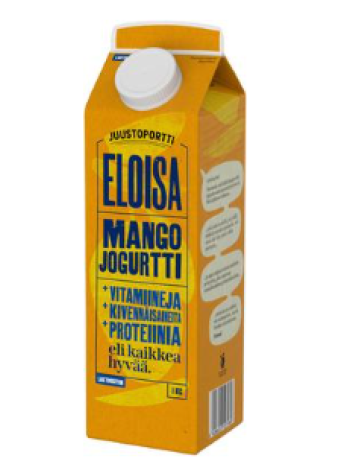 Йогурт питьевой Juustoportti Eloisa 1 кг манго безлактозный