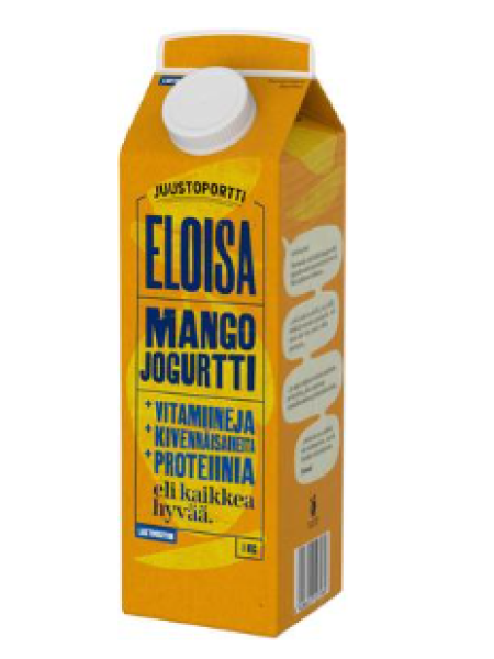 Йогурт питьевой Juustoportti Eloisa 1 кг манго безлактозный