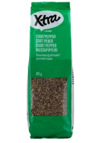 Молотый черный перец Xtra mustapippurirouhe 80 г