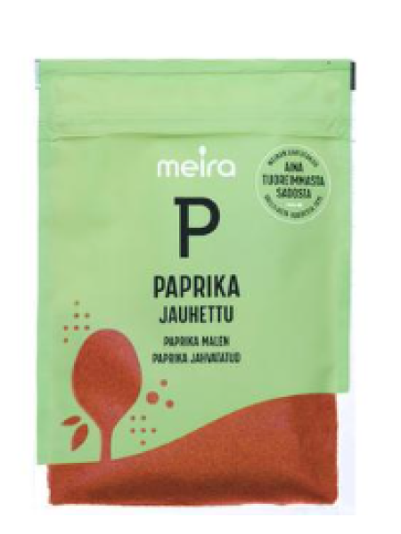 Паприка молотая Meira Paprika jauhettu 60г
