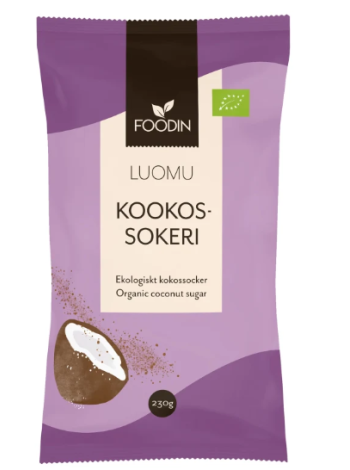 Кокосовый сахар Foodin Kookossokeri Luomu 230г