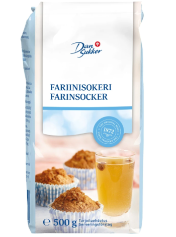Коричневый сахар Dansukker Fariinisokeri 500 г 