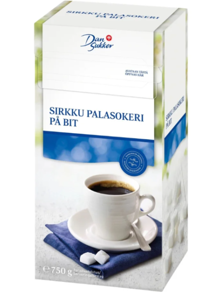 Кусковой сахар Dansukker Sirkku Palasokeri Pa Bit 750г