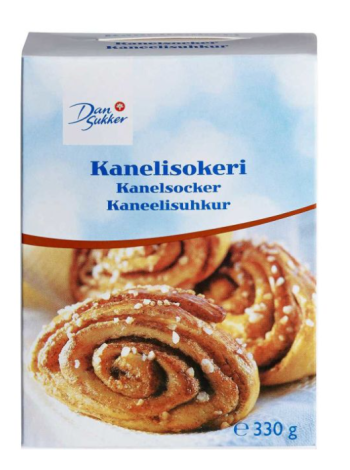 Сахарный песок с корицей Dansukker Kanelisokeri 330г