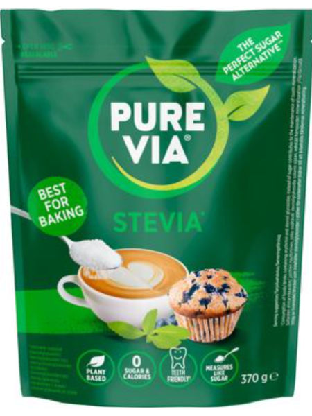 Порошковый заменитель сахара Pure Via Stevia 370г