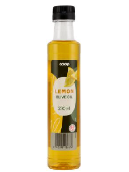 Оливковое масло Coop со вкусом лимона 250мл