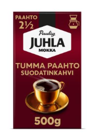 Молотый кофе Juhla Mokka Tumma Paahto 500г