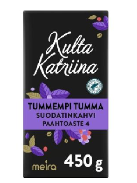 Молотый кофе Kulta Katriina Tummempi tumma 450г
