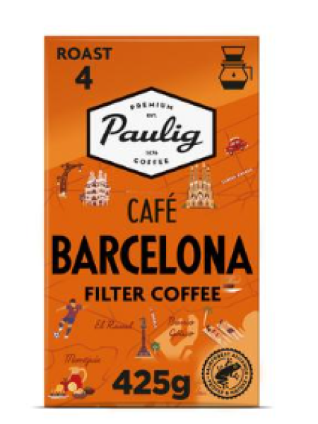 Молотый кофе Paulig Barcelona UTZ 425г