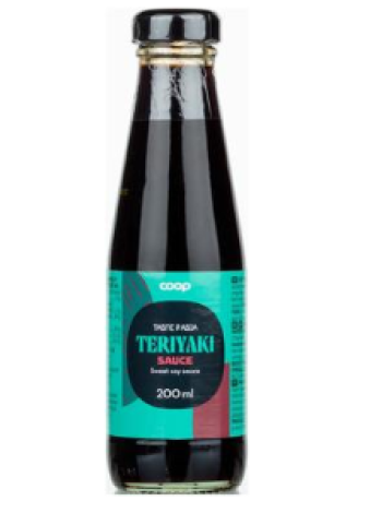 Сладкий соевый соус Coop Taste of Asia Teriyaki 200мл