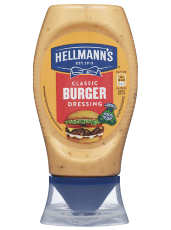 Классический соус для гамбургеров Hellmann's Classic Burger Kastike Vegetaarinen 250 мл веганский