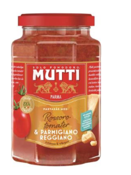Соус для пасты с томатами и сыром Пармиджано Реджано Mutti Rossoro-tomaateilla ja Parmigiano Reggiano 400г