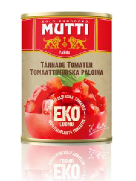 Органические томатные кубики Mutti luomu tomaattimurska 400г
