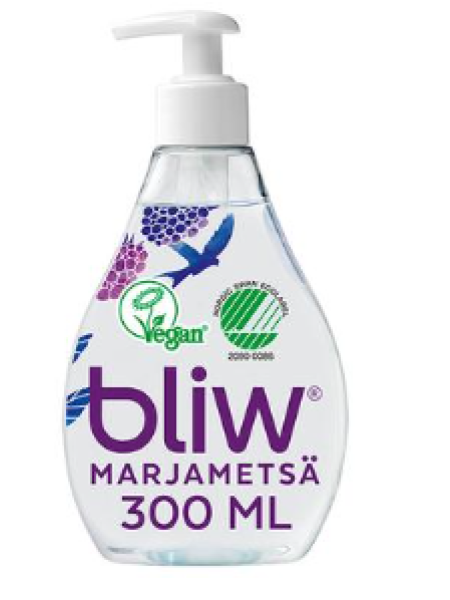 Жидкое мыло BLIW Marjametsä 300мл с дозатором