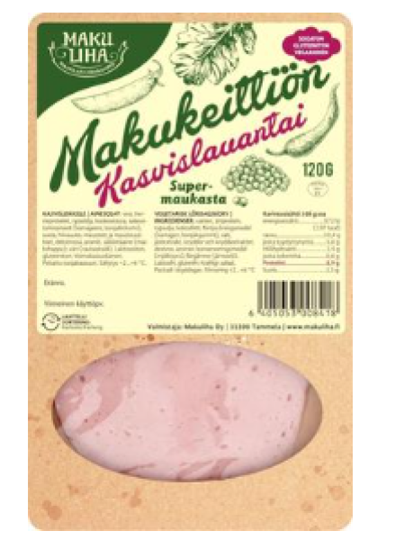 Веганская колбаса Makuliha Makukeittiön Kasvislauantai 120г в нарезке