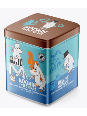 Чай черный с мятой и шоколадом Nordqvist Muumien Sulosydän RFA 100г в ж/б
