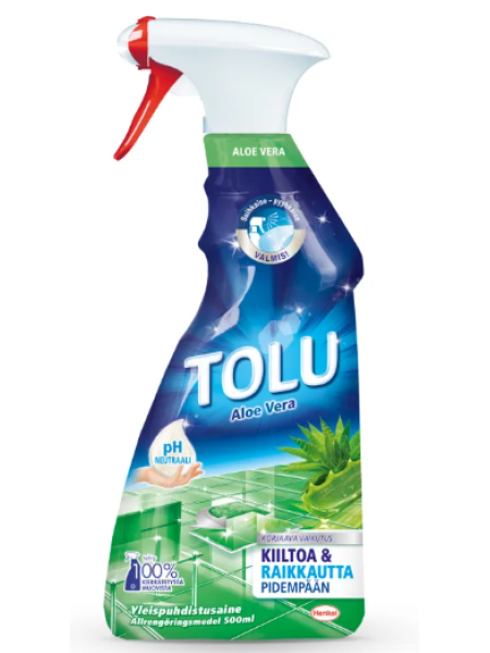 Моющее средство для ежедневной уборки поверхностей Tolu Aloe Vera 500мл спрей