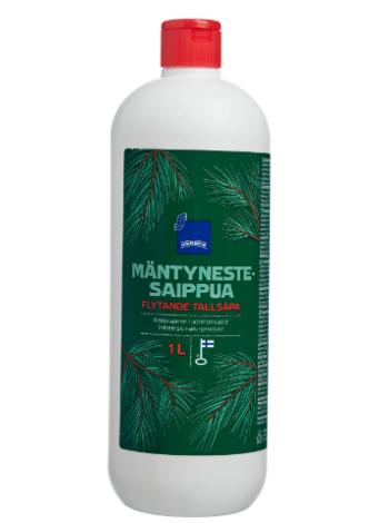 Жидкое мыло Rainbow mäntynestesaippua 1л для водостойких поверхностей и ковров