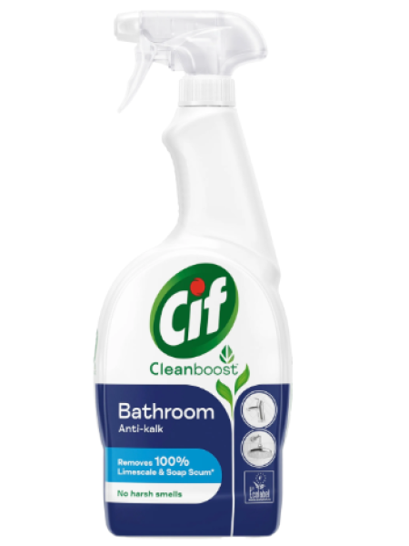 Чистящий спрей для ванной комнаты от известкового налета Cif Kylpyhuone anti-kalkki 750мл