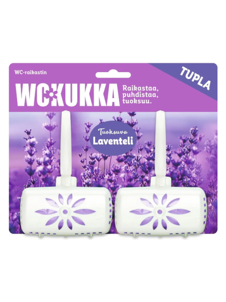 Освежитель для туалета WC Kukka Lavender 2x50 г лаванда