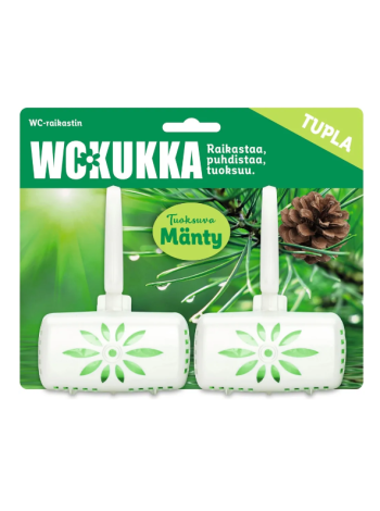 Освежитель для туалета WC Kukka Manty 2x50г двойная упаковка 