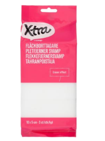 Губка меламиновая Xtra tahranpoistaja 3 шт