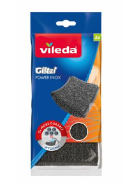 Металлические мочалки Vileda Glitzi Power Inox teräshankaussieni 2 шт