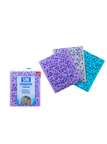 Салфетки для уборки поверхностей Sini Sieniliina kuiva 3шт 18х20см