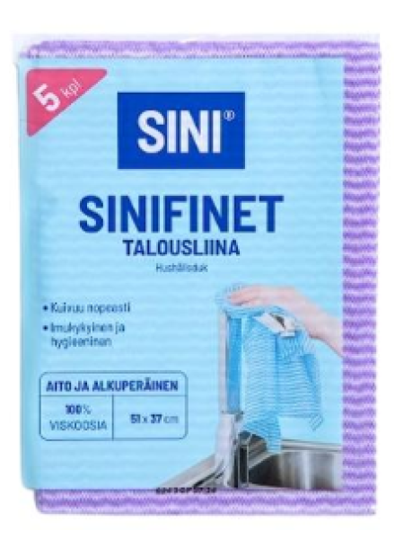 Салфетки для кухни и ванной Sini Sinifinet 5шт