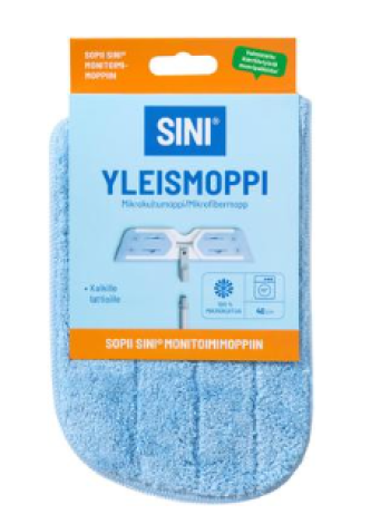 Сменная насадка для швабры Sini mikrokuitumoppi 40см