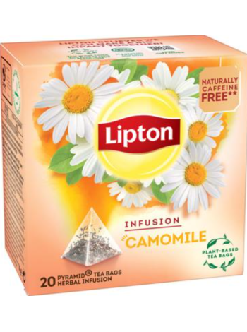 Травяной чай с ромашкой Lipton Komomilla Pyramid 20шт