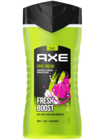Мужской гель для душа Axe Epic Fresh 250мл грейпфрут и тропический ананас
