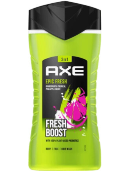 Мужской гель для душа Axe Epic Fresh 250мл грейпфрут и тропический ананас 