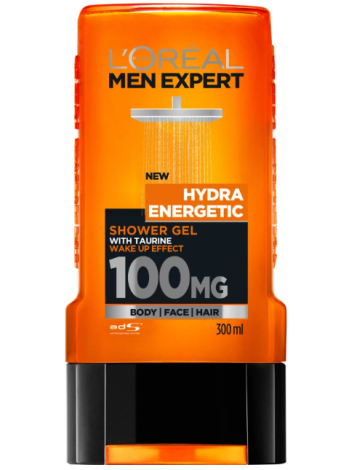 Мужской гель для душа L'Oréal Paris Men Expert 300 мл с таурином и запахом свежего леса