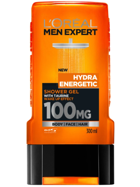 Мужской гель для душа L'Oréal Paris Men Expert 300 мл с таурином и запахом свежего леса