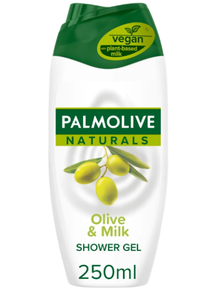 Гель для душа Palmolive Naturals Olive & Milk 250мл с оливками и миндальным молоком 