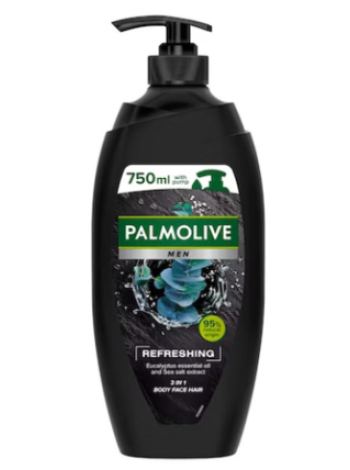 Гель душа Palmolive Naturals Men Refreshing 750 мл с ароматом эвкалиптового масла