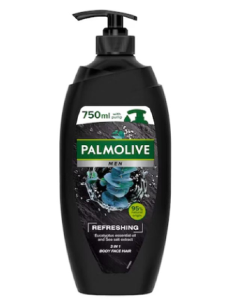 Гель душа Palmolive Naturals Men Refreshing 750 мл с ароматом эвкалиптового масла