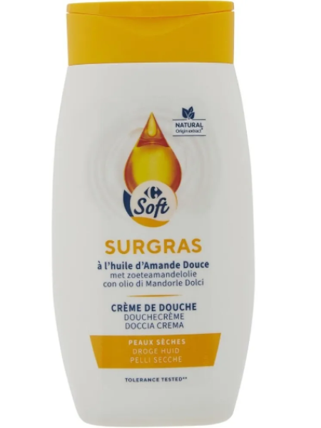 Гель для душа Carrefour Soft Suihkugeeli Creamy 250мл