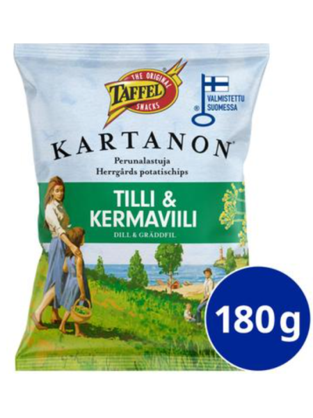 Чипсы Taffel Manor с укропом и сметаной 180г