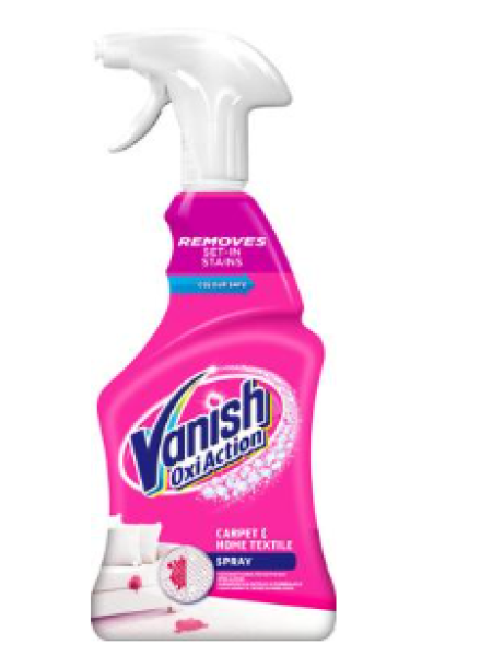 Пятновыводитель спрей VANISH для диванов и ковров 500 мл