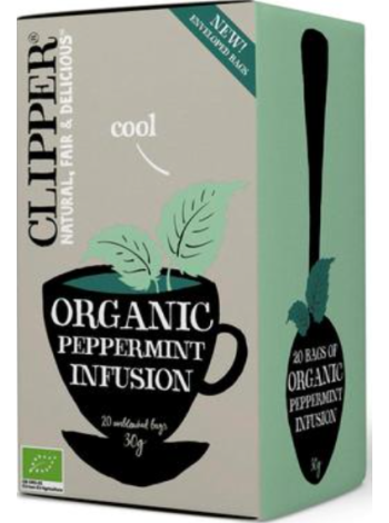 Органический травяной настой мяты Clipper Piparminttu 20 шт