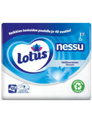 Платочки для носа Lotus Nessu 100 шт