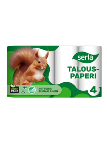 Кухонная бумага Serla Talouspaperi 4 рулона