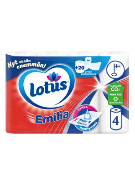 Кухонные полотенца Lotus Emilia 4 рулона