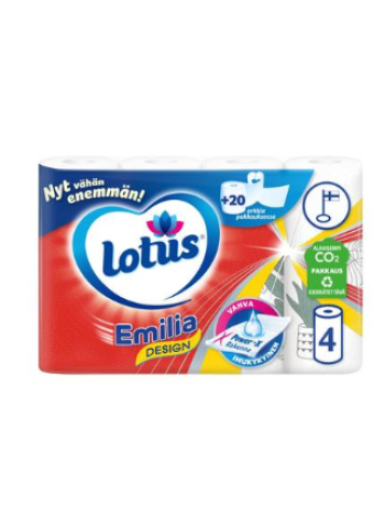 Полотенце кухонное Lotus Emilia Design 4 рулона