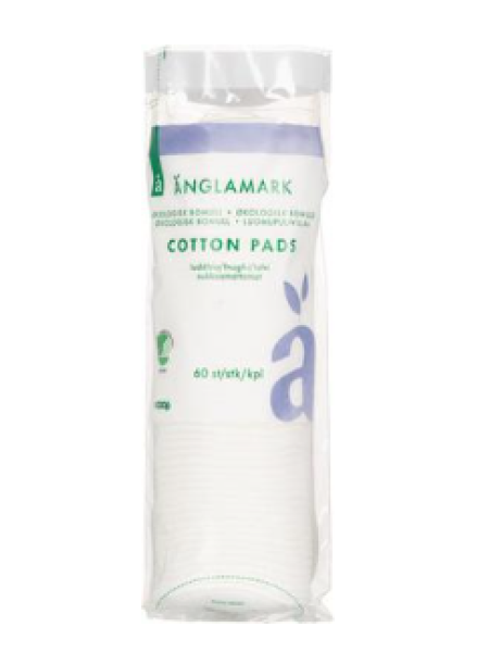 Ватные диски Änglamark органические 60 шт