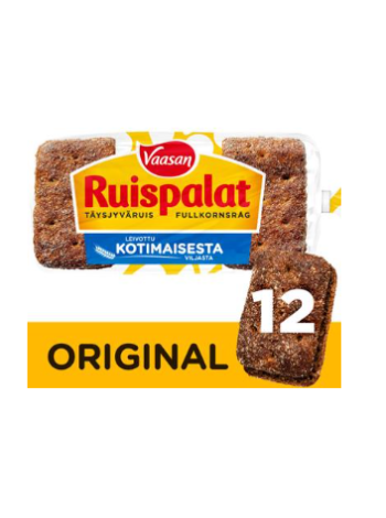 Хлеб ржаной цельнозерновой VAASAN RUISPALAT 660 г 